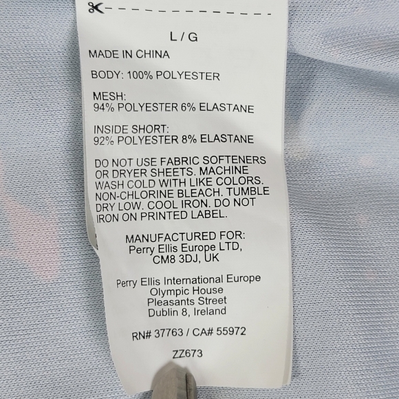 EP Pro Blue Multi Color Koi Fish Print Golf/Pickleball Skirt/Skort Sz L - Picture 12 of 12